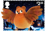 Aardman Classics £2.55 Stamp (2022) Robin from Robin Robin