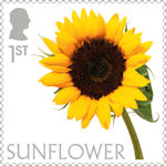Flowers 1st Stamp (2023) Sunflower