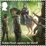 The Legend of Robin Hood 1st Stamp (2023) Robin Hood captures the Sheriff