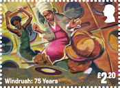 Windrush: 75 Years £2.20 Stamp (2023) Dancehall Rhythms