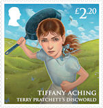Terry Pratchetts Discworld £2.20 Stamp (2023) Tiffany Aching