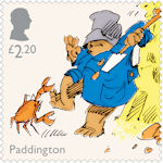 Paddington £2.20 Stamp (2023) Paddington and a crab