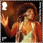 Dame Shirley Bassey 1st Stamp (2023) Performing in Bournemouth, October 1974
