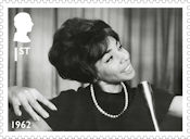 Dame Shirley Bassey 1st Stamp (2023) During rehearsals before the opening of her season at the Talk of the Town theatre in London, 26 September 1962