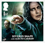Harry Potter 1st Stamp (2023) Severus Snape and Alecto Carrow