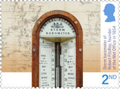 Weather Forecasting 2nd Stamp (2024) Storm barometer of Robert FitzRoy, founder of the Met Office in 1854
