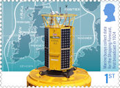Weather Forecasting 1st Stamp (2024) Marine buoys collect data for the Shipping Forecast, first broadcast in 1924