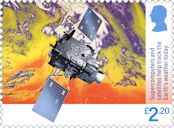 Weather Forecasting £2.20 Stamp (2024) Supercomputers and satellites help track the Earths weather today