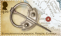 Viking Britain £1.00 Stamp (2024) Silver penannular brooch, Penrith, Cumbria