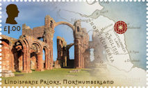 Viking Britain £1.00 Stamp (2024) Lindisfarne Priory, Northumberland