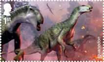 The Age of the Dinosaurs 1st Stamp (2024) Iguanodon 