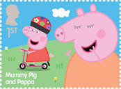Peppa Pig 1st Stamp (2024) Mummy Pig and Pappa