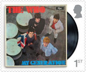 The Who 1st Stamp (2024) My Generation, 1965