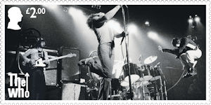 The Who £2.00 Stamp (2024) The Who at Kings Hall, Belle Vue, Manchester, 1973