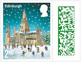 Christmas 2024 2nd Stamp (2024) Edinburgh