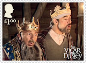 The Vicar of Dibley £1 Stamp (2025) Frank and Owen