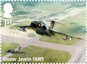 Military Jet Aircraft 1st Stamp (2026) Gloster Javelin FAW9