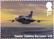 Military Jet Aircraft 1st Stamp (2026) Hawker Siddeley Buccaneer S2B