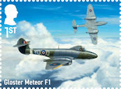 Military Jet Aircraft 1st Stamp (2026) Gloster Meteor F1
