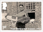 Military Jet Aircraft 1st Stamp (2026) Frank Whittle at RAF Cranwell, c.1925