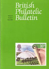 British Philatelic Bulletin Volume 21 Issue 7